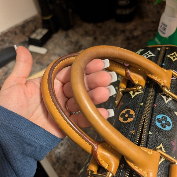 Louis Vuitton x Takashi Murakami Multicolore Speedy 30 (Noir) - Picture 6 of 8